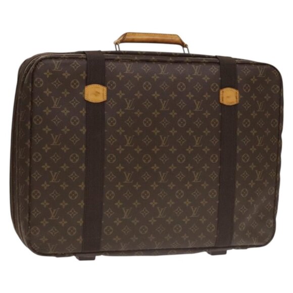 LOUIS VUITTON Monogram Satellite 60 Boston Bag M23354 LV Auth bs28118 - Picture 1 of 16